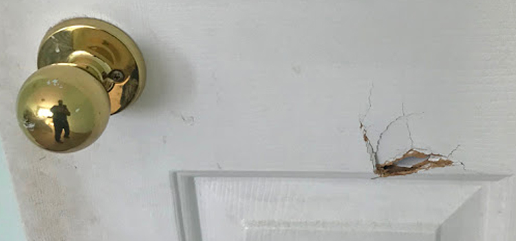 interior door hole repair Fort Bragg